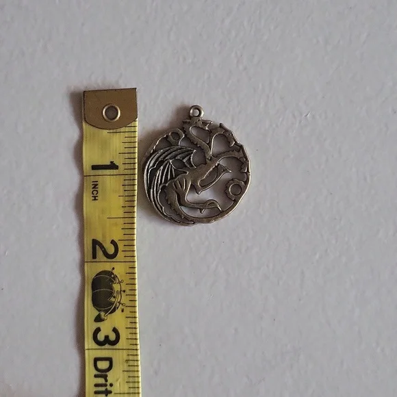 5 FOR $25 House of the Dragon 3 Headed Dragon Pendant NWT - Picture 3 of 3
